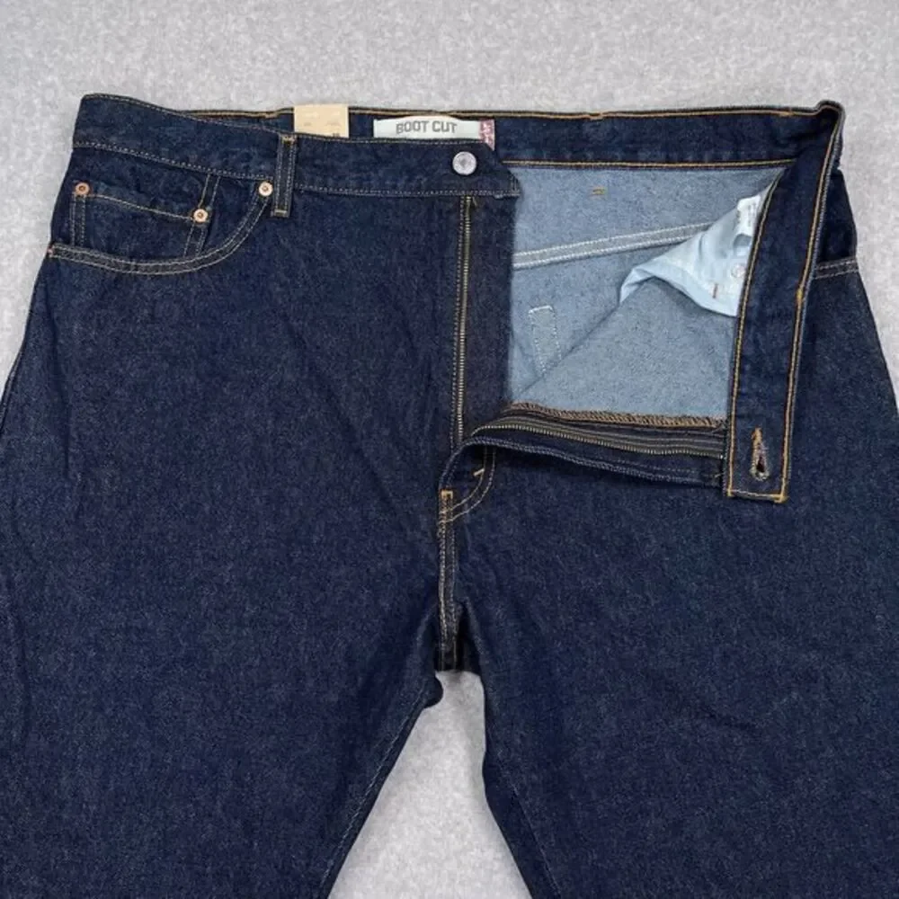 NEW Y2K Levis 517 Boot Cut Jeans Mens 42 x 30 (41x31) Dark Wash Deadstock Cowboy